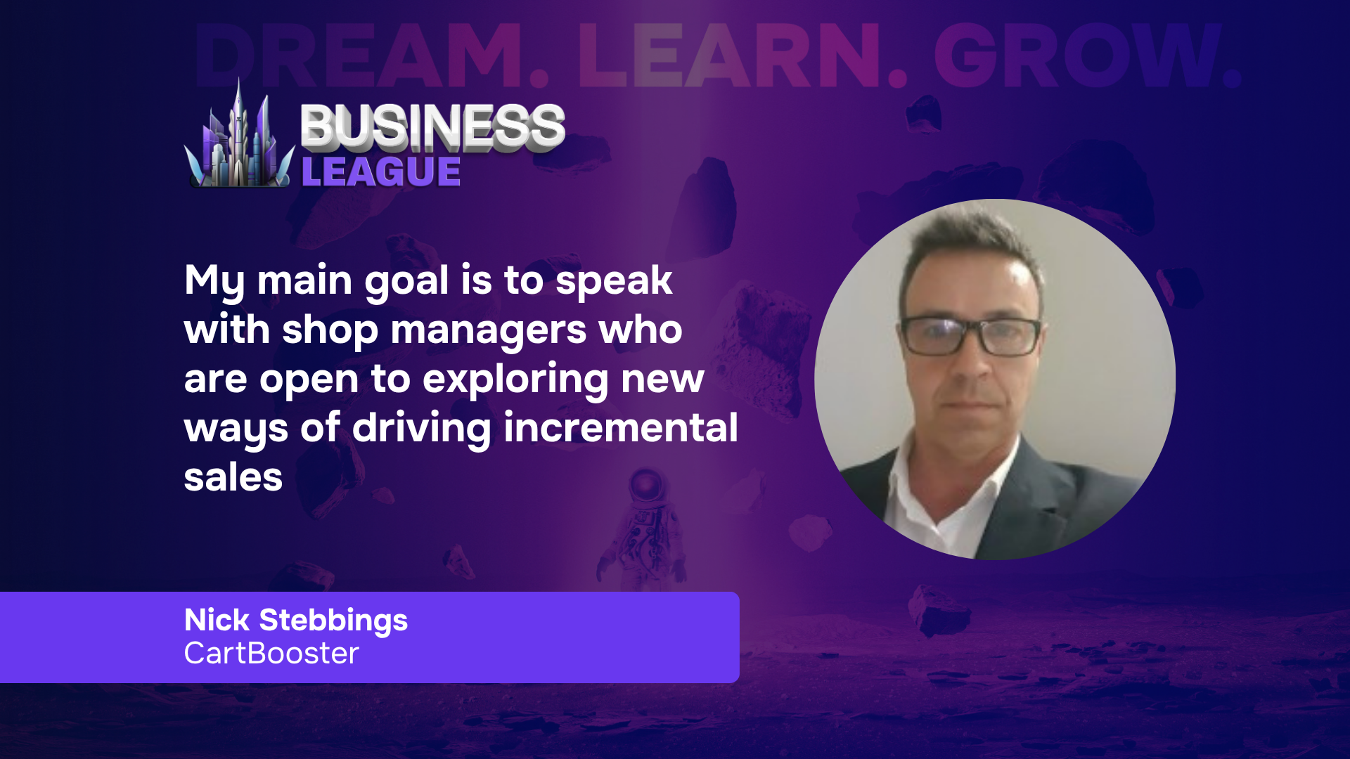 Nick Stebbings (CartBooster): "I signed up for the Revenue Rally Challenge the other day and had our first success"