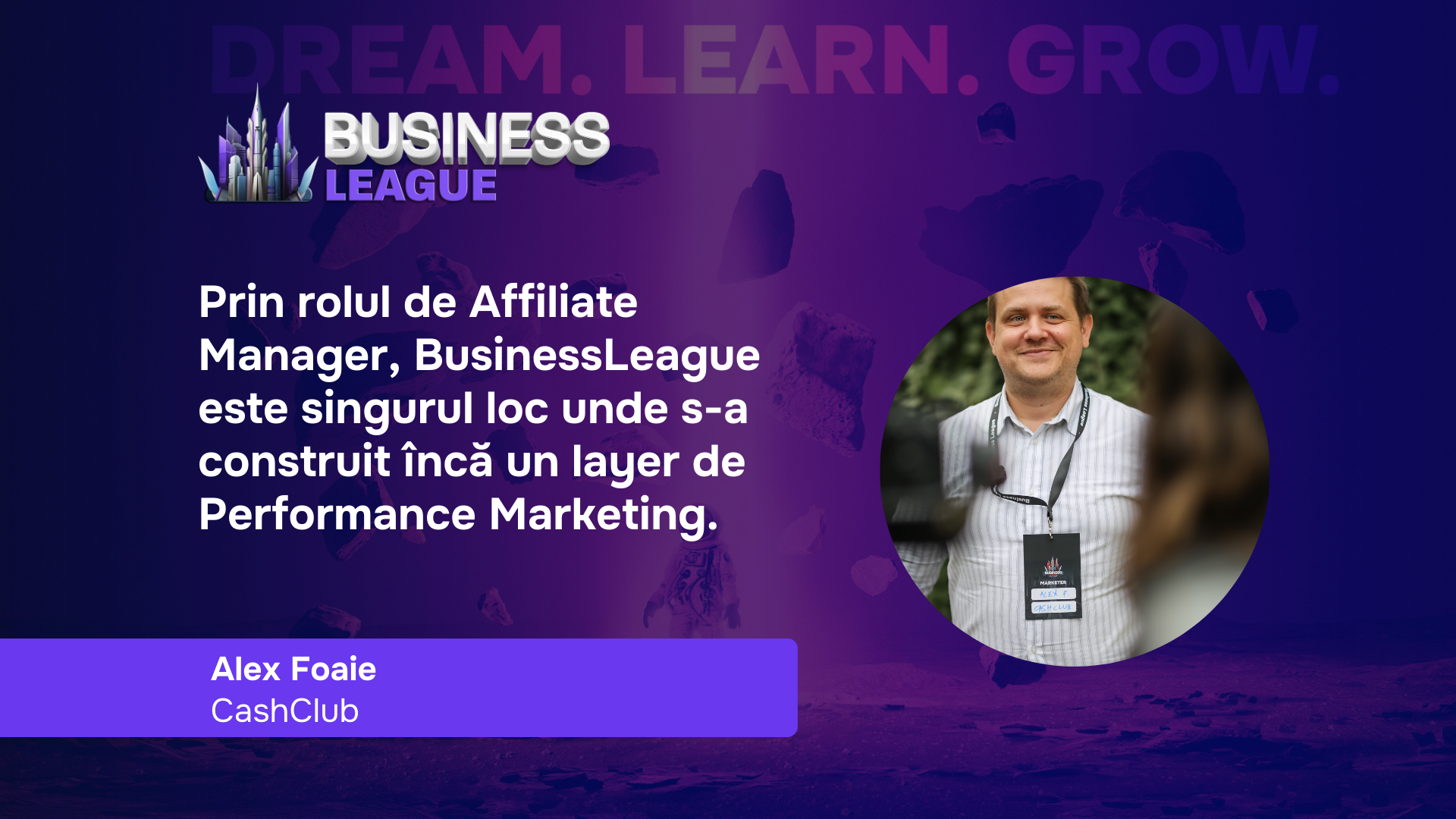 Alex Foaie: Programul dedicat Affiliate Managers este un element hiper-inovator din ecosistemul afilierii