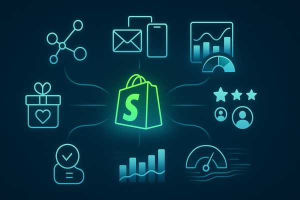 The 2025 Shopify Growth Stack: 16 Must-Have Apps for Traffic, Conversions & Retention